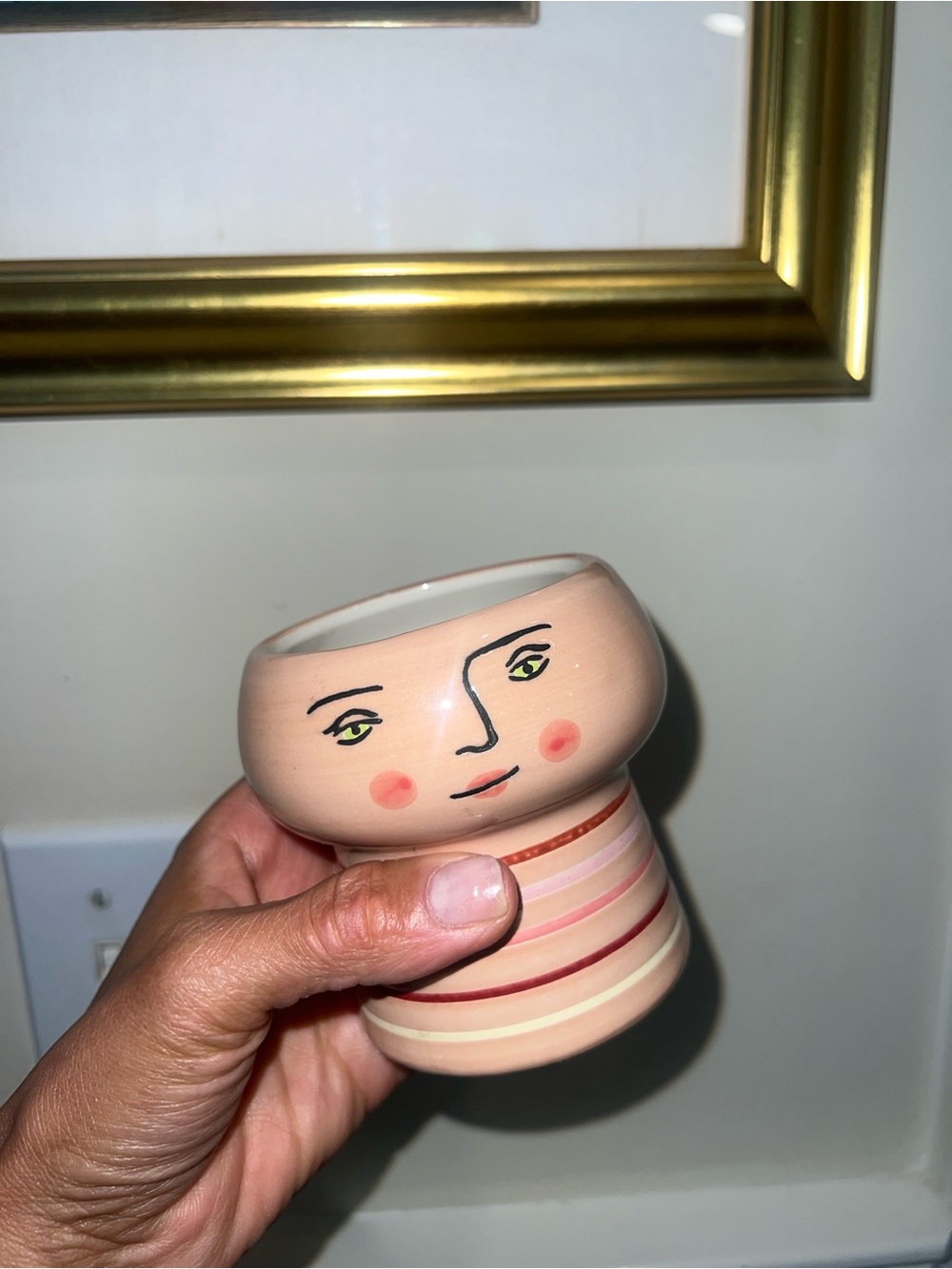 Opal house Planter 🪴with Stripes
